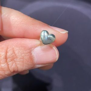 PANDORA, SS Heart Earrings